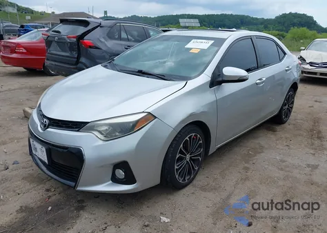 2016 Toyota Corolla S Premium z USA, uszkodzony, nr VIN 5YFBURHE8GP498496